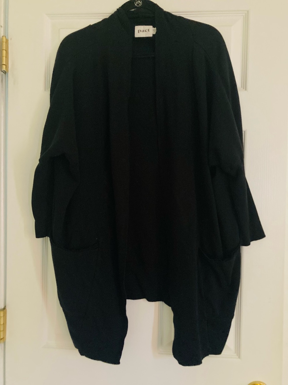 Pact Organic Cotton Open Front Cardigan With Pockets